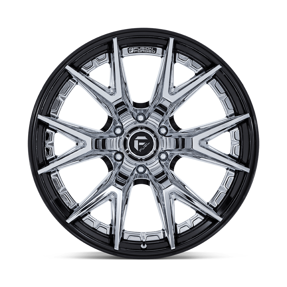 FUEL l CATALYST Model FC402 CHROME W/ GLOSS BLACK LIP