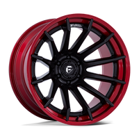 FUEL l BURN Model FC403 MATTE BLACK W/ CANDY RED LIP