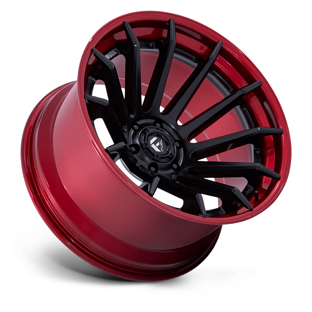 FUEL l BURN Model FC403 MATTE BLACK W/ CANDY RED LIP