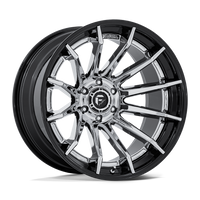 FUEL l BURN Model FC403 CHROME W/ GLOSS BLACK LIP