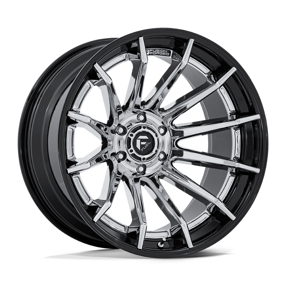 FUEL l BURN Model FC403 CHROME W/ GLOSS BLACK LIP