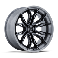 FUEL l MUTINY Model FC404 GLOSS BLACK BRUSHED DARK TINT