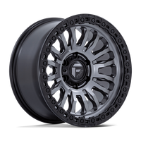 FUEL l RINCON Model D857 MATTE GUNMETAL W/ M-BLACK LIP