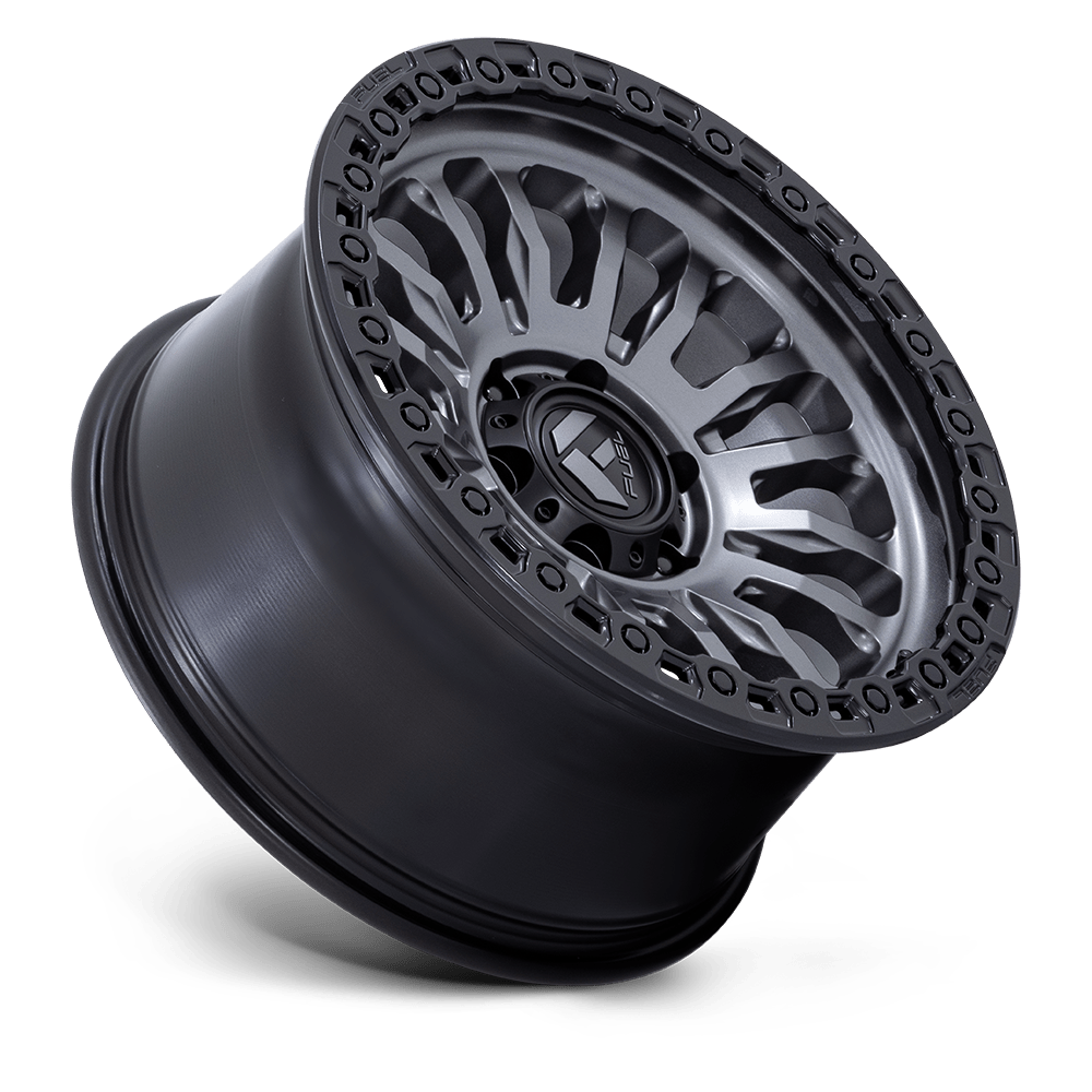 FUEL l RINCON Model D857 MATTE GUNMETAL W/ M-BLACK LIP