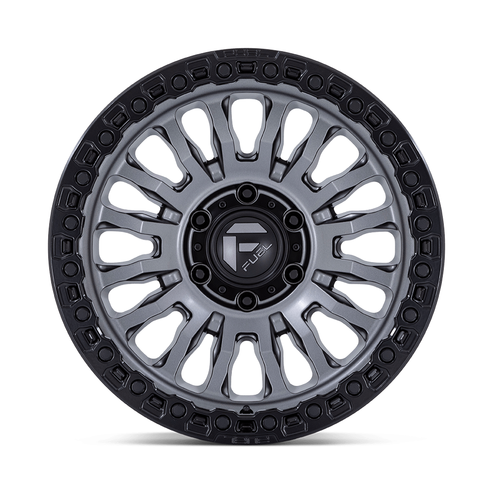 FUEL l RINCON Model D857 MATTE GUNMETAL W/ M-BLACK LIP