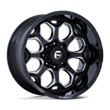 FUEL l SCEPTER Model FC862 GLOSS BLACK MILLED