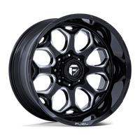 FUEL l SCEPTER Model FC862 GLOSS BLACK MILLED