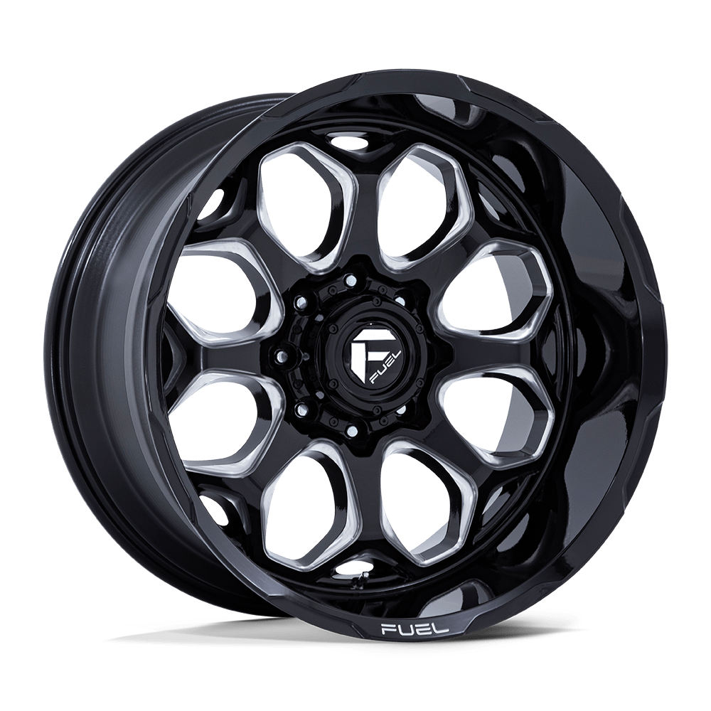 FUEL l SCEPTER Model FC862 GLOSS BLACK MILLED