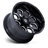 FUEL l SCEPTER Model FC862 GLOSS BLACK MILLED