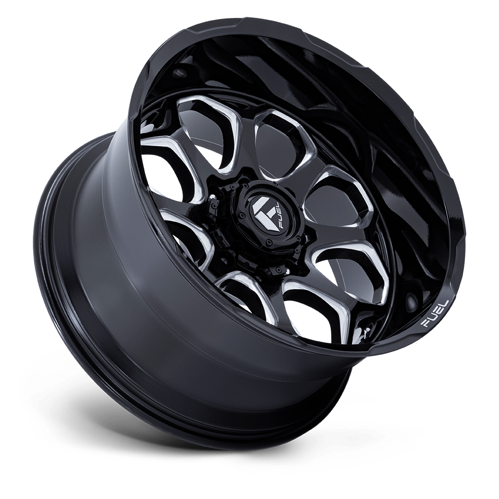FUEL l SCEPTER Model FC862 GLOSS BLACK MILLED