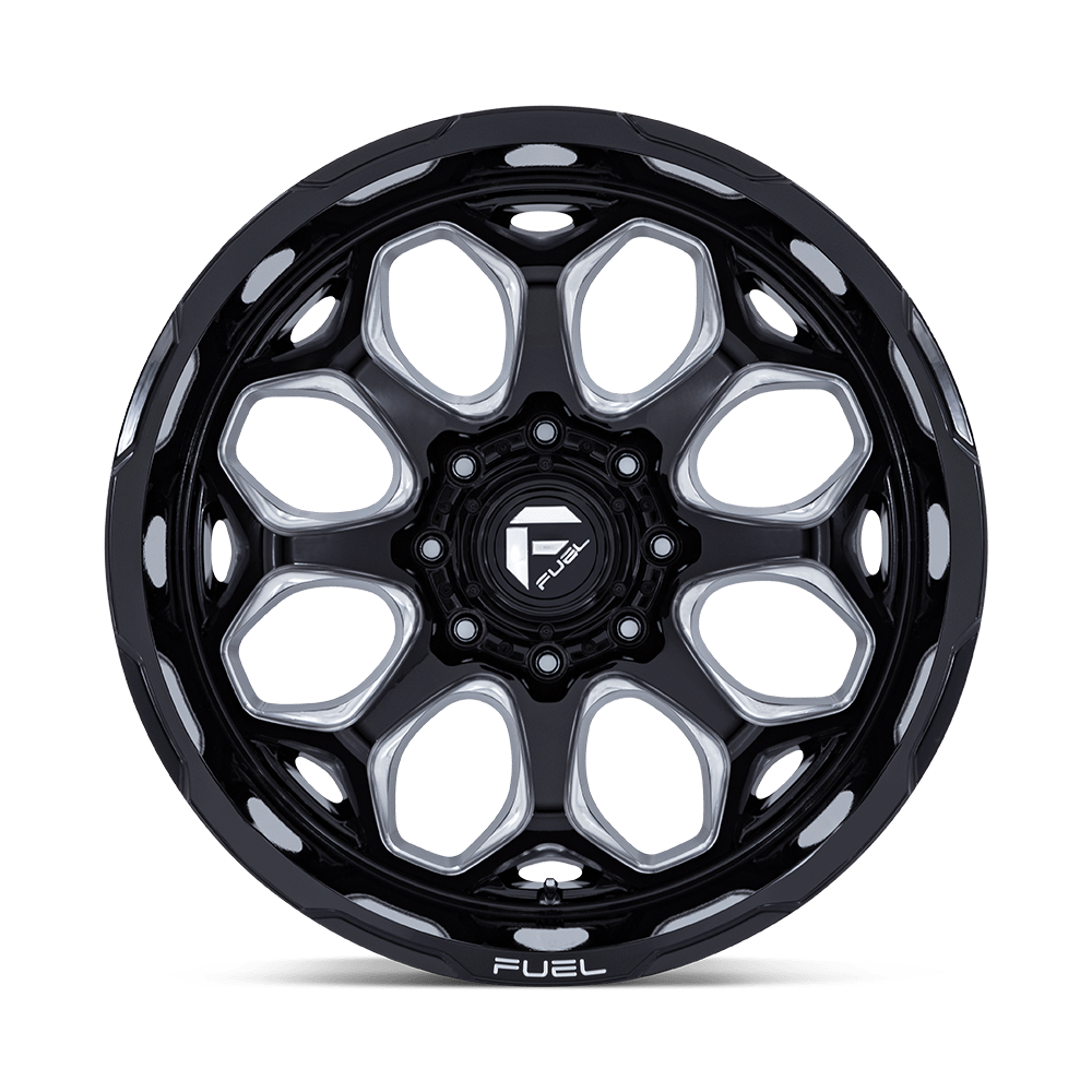 FUEL l SCEPTER Model FC862 GLOSS BLACK MILLED