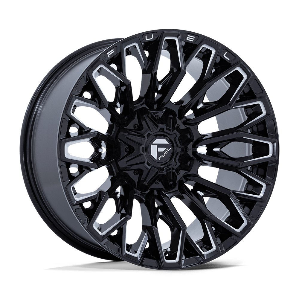 FUEL l STRIKE Model FC865 GLOSS BLACK MILLED
