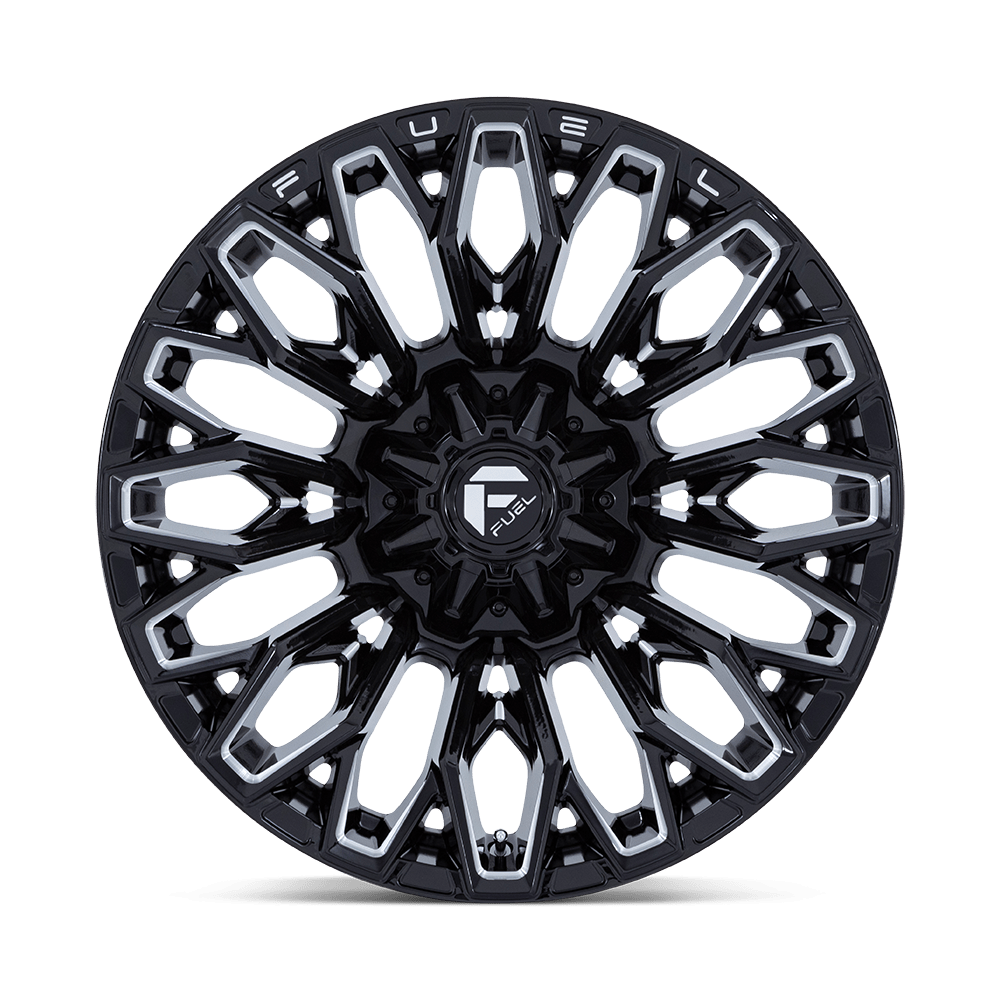 FUEL l STRIKE Model FC865 GLOSS BLACK MILLED