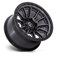 FUEL l PISTON Model FC866 MATTE GUNMETAL GLOSS BLACK LIP