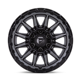 FUEL l PISTON Model FC866 MATTE GUNMETAL GLOSS BLACK LIP