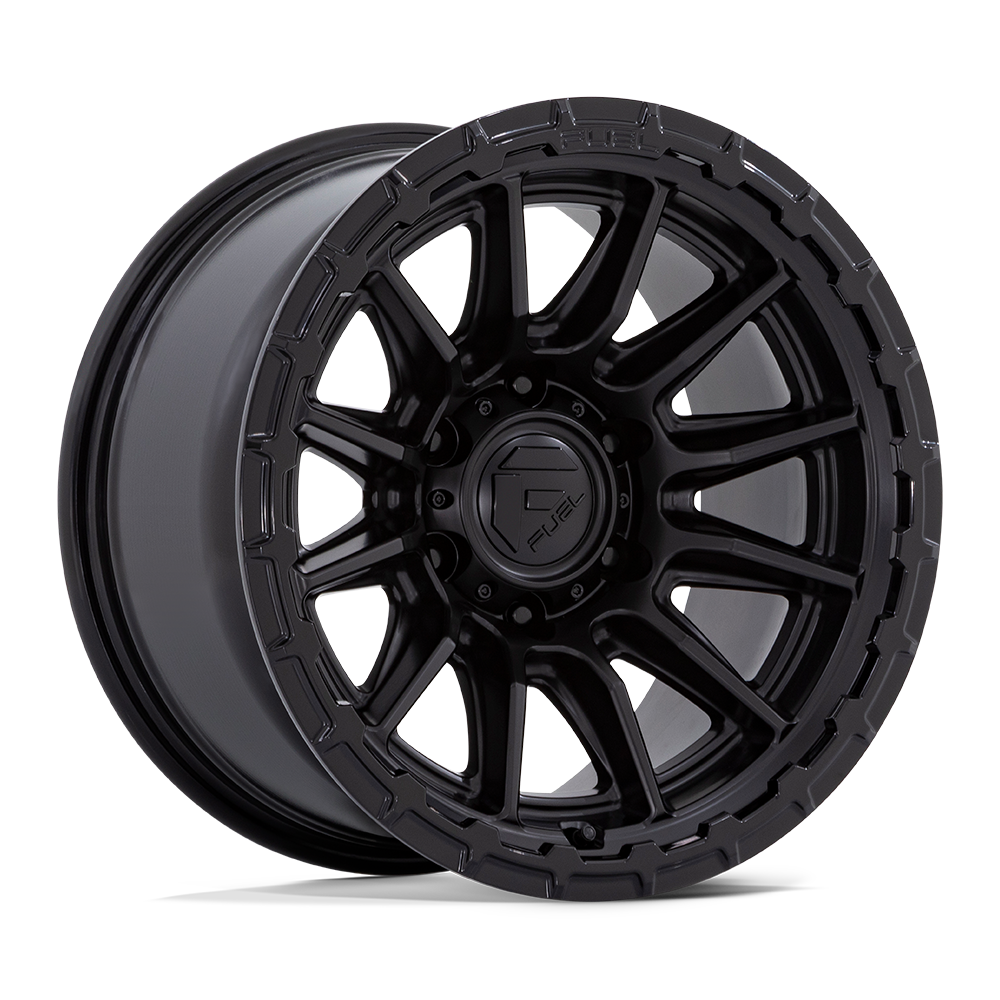 FUEL l PISTON Model FC866 BLACKOUT W/ GLOSS BLACK LIP