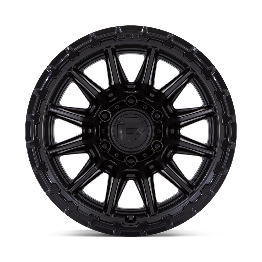 FUEL l PISTON Model FC866 BLACKOUT W/ GLOSS BLACK LIP