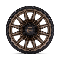 FUEL l PISTON Model FC866 MATTE BRONZE W/ GLOSS BLACK LIP