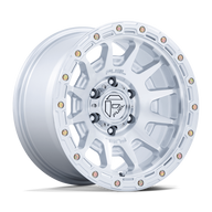 FUEL l FORTRESS Model FC884 GLOSS SILVER W/ MACHINED FACE