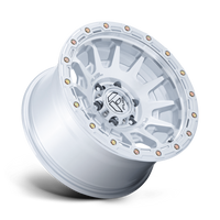 FUEL l FORTRESS Model FC884 GLOSS SILVER W/ MACHINED FACE