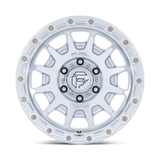 FUEL l FORTRESS Model FC884 GLOSS SILVER W/ MACHINED FACE