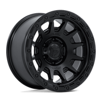 FUEL l FORTRESS Model FC884 MATTE BLACK W/ GLOSS BLACK LIP