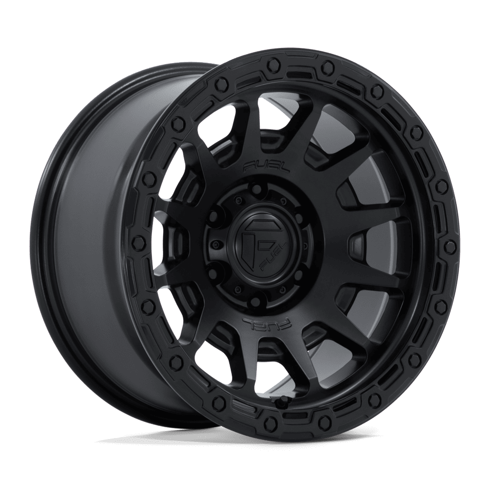 FUEL l FORTRESS Model FC884 MATTE BLACK W/ GLOSS BLACK LIP