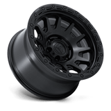 FUEL l FORTRESS Model FC884 MATTE BLACK W/ GLOSS BLACK LIP