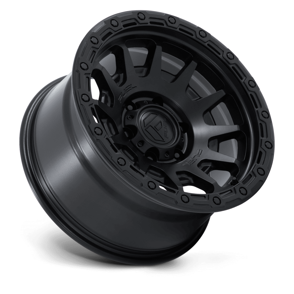 FUEL l FORTRESS Model FC884 MATTE BLACK W/ GLOSS BLACK LIP