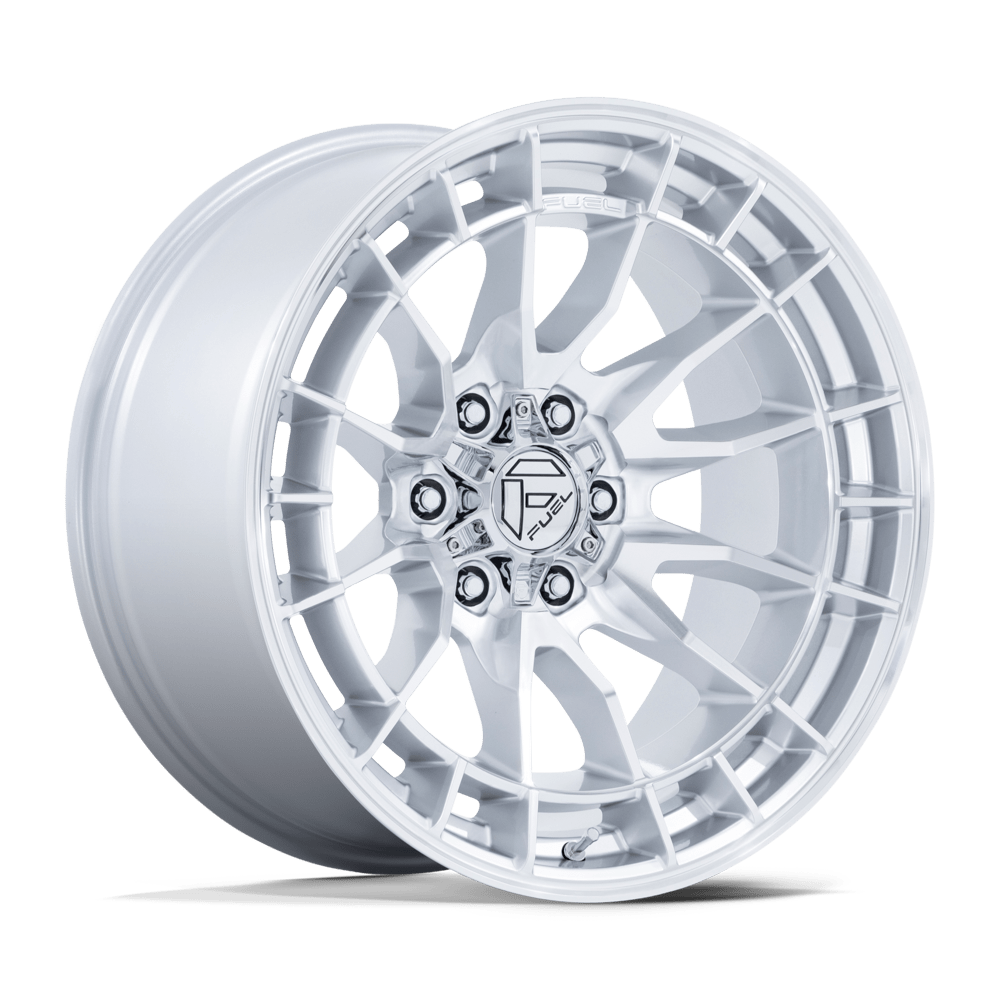 FUEL l REVOLT Model FC888 HYPER SILVER W/ MACHINED FACE