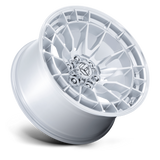 FUEL l REVOLT Model FC888 HYPER SILVER W/ MACHINED FACE