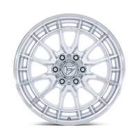 FUEL l REVOLT Model FC888 HYPER SILVER W/ MACHINED FACE