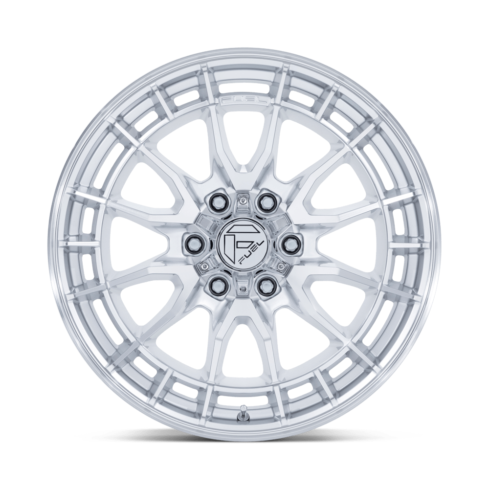 FUEL l REVOLT Model FC888 HYPER SILVER W/ MACHINED FACE