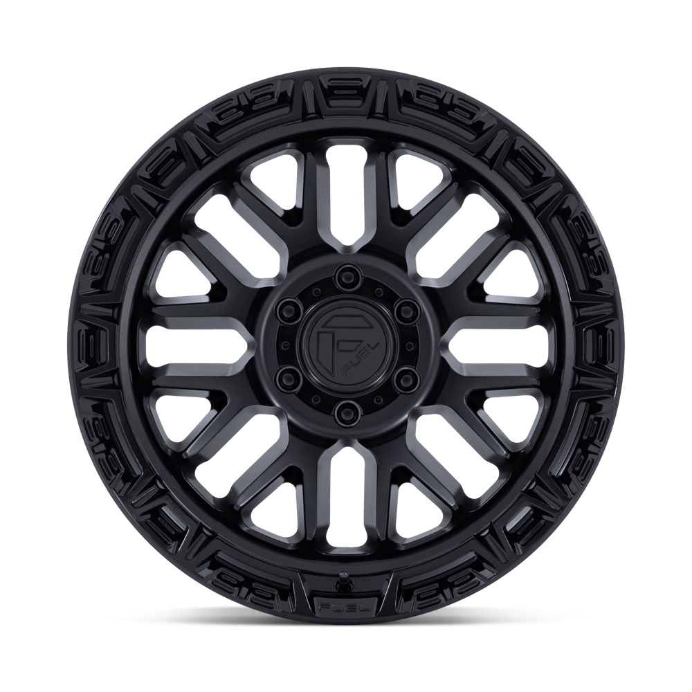 FUEL l RAIL Model FC890 MATTE BLACK W/ GLOSS BLACK LIP
