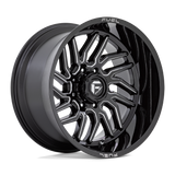 FUEL l HURRICANE Model D807 GLOSS BLACK MILLED