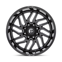 FUEL l HURRICANE Model D807 GLOSS BLACK MILLED