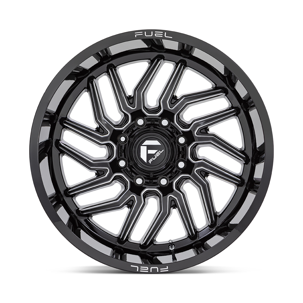 FUEL l HURRICANE Model D807 GLOSS BLACK MILLED