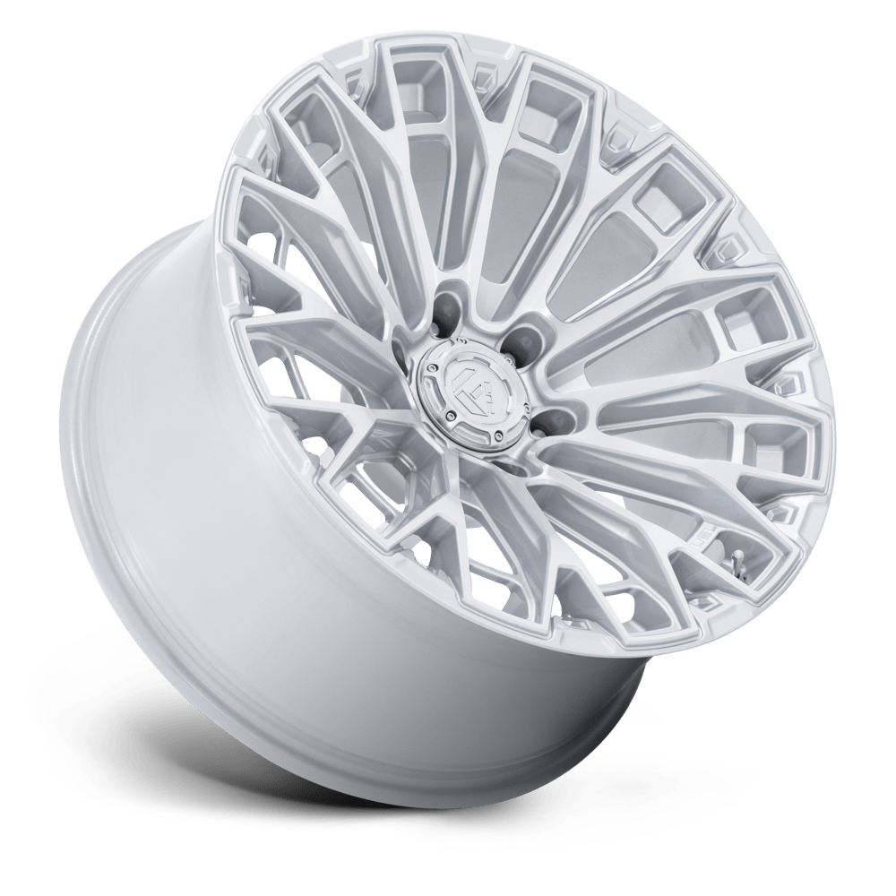 FUEL l TRAX Model FC882 GLOSS SILVER W/ MACHINED FACE