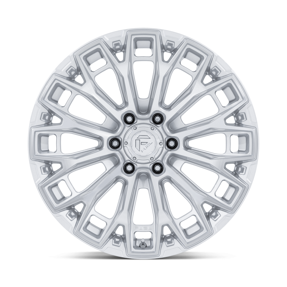 FUEL l TRAX Model FC882 GLOSS SILVER W/ MACHINED FACE
