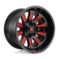 FUEL l HARDLINE Model D620 GLOSS BLACK RED TINTED CLEAR