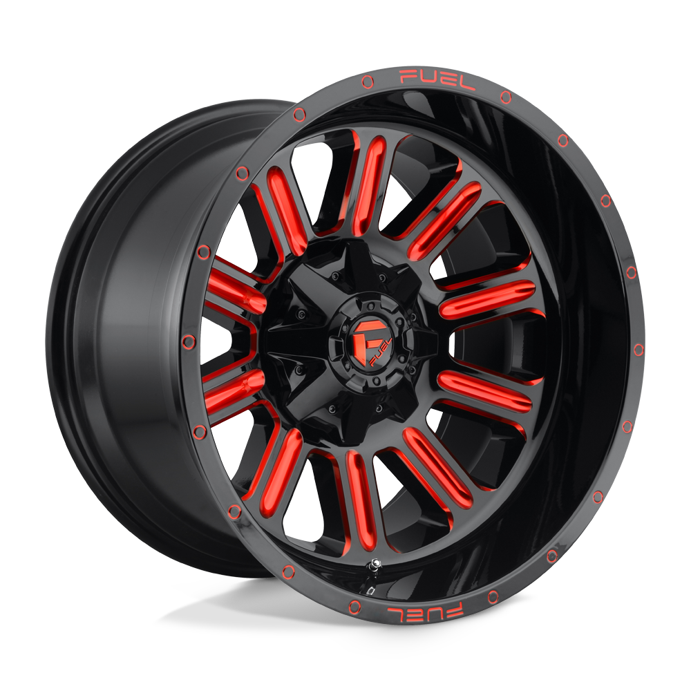 FUEL l HARDLINE Model D620 GLOSS BLACK RED TINTED CLEAR
