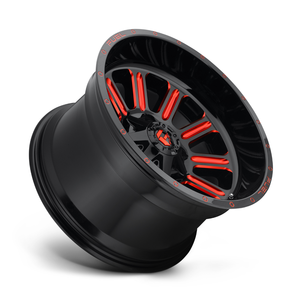 FUEL l HARDLINE Model D620 GLOSS BLACK RED TINTED CLEAR