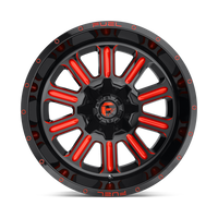 FUEL l HARDLINE Model D620 GLOSS BLACK RED TINTED CLEAR