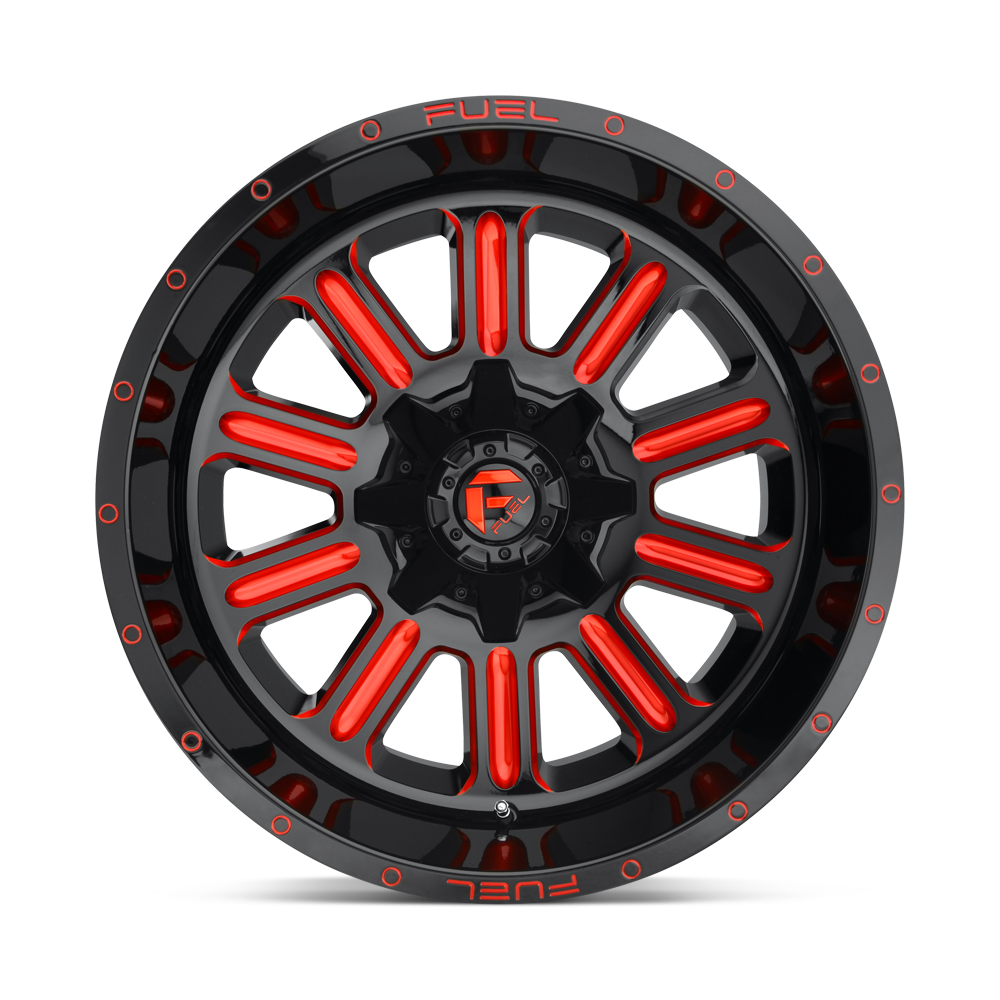 FUEL l HARDLINE Model D620 GLOSS BLACK RED TINTED CLEAR