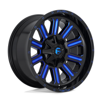 FUEL l HARDLINE Model D620 GLOSS BLACK BLUE TINTED CLEAR