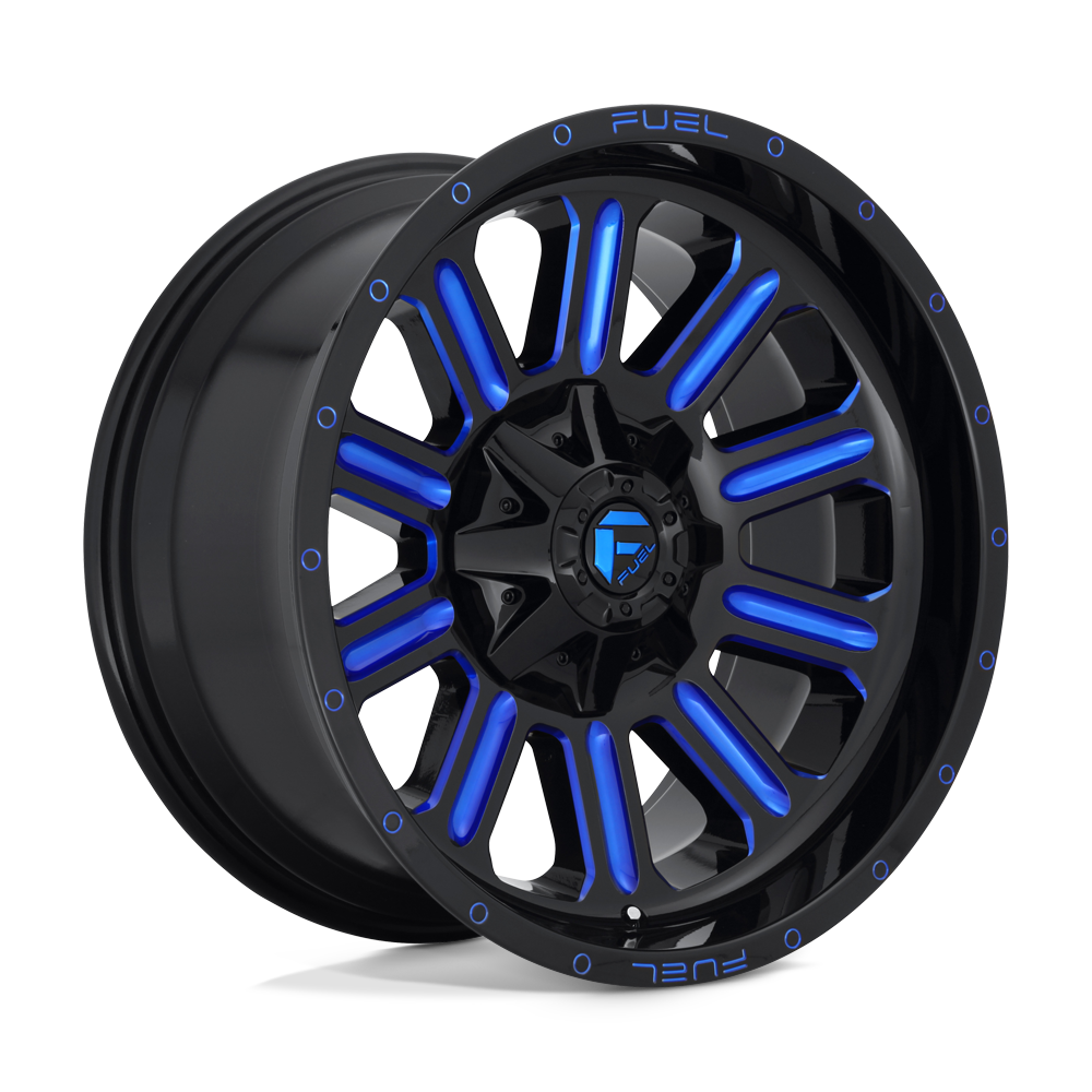 FUEL l HARDLINE Model D620 GLOSS BLACK BLUE TINTED CLEAR