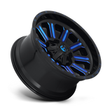 FUEL l HARDLINE Model D620 GLOSS BLACK BLUE TINTED CLEAR