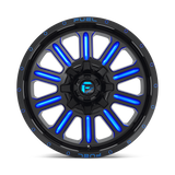 FUEL l HARDLINE Model D620 GLOSS BLACK BLUE TINTED CLEAR