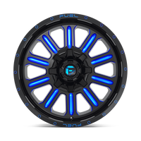 FUEL l HARDLINE Model D620 GLOSS BLACK BLUE TINTED CLEAR