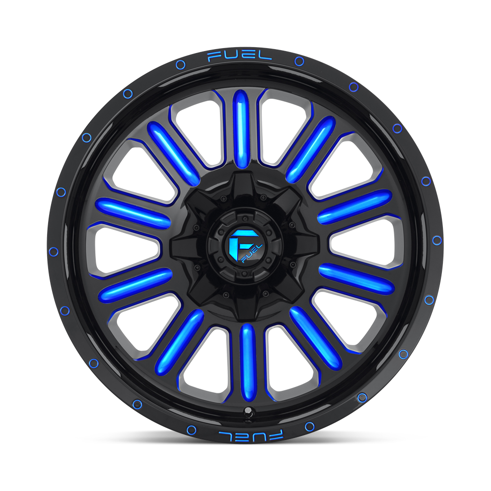 FUEL l HARDLINE Model D620 GLOSS BLACK BLUE TINTED CLEAR